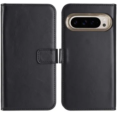 Imagen del producto de Funda de Cuero Auténtico tipo Libro para Google Pixel 9 / 9 Pro -
