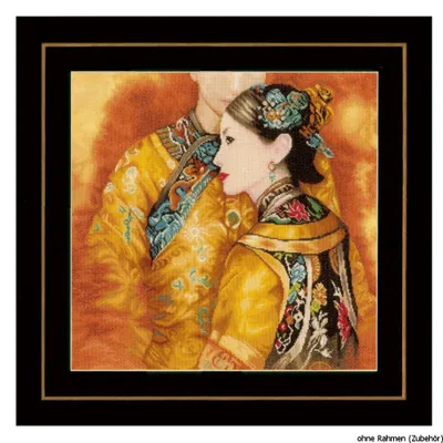 Produktbild von Lanarte PN-0147587 Orientalisches Paar Kreuzstichpackung