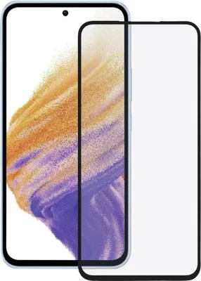Produktbild von ViVanco™Fullscreen Displayschutzglas für Galaxy A54 5G, Samsung, Galaxy A54 5G, Stoßfest, Schmutzabweisend, Kratzresistent, Splitterfrei, Schwarz, Transparent, 1 Stück(e)