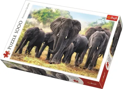 Immagine prodotto di Cubi Puzzle 1000 Elefanti Africani 10442