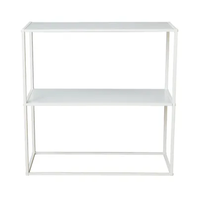 Produktbild von SVITA KALY Konsolentisch Beistelltisch Standregal Industrial Design Metall Weiß