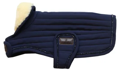 Zdjęcie produktu dla Kentucky Dogwear Hundemantel Pearls gesteppt Hundedecke Marine XXL
