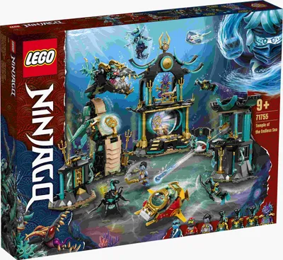 Produktbild von LEGO 71755 NINJAGO Tempel des unendlichen Ozeans Unterwasser Set Spielzeug für Jungen und Mädchen ab 9 Jahre mit Figuren