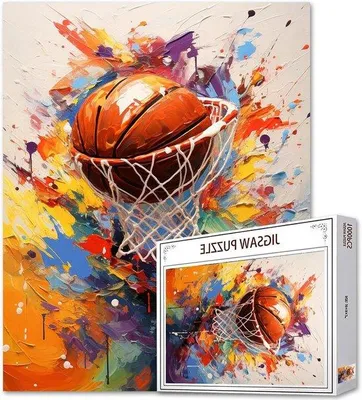 Produktbild von Basketball-Puzzle - Sport-Challenge - Umweltfreundlicher Karton - 1000 Stücke - Kunstwerk-09