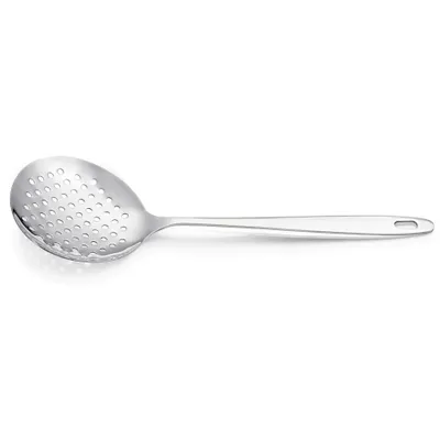 Produktbild von Schaumlöffel, Edelstahl, mit Öse, 32,5 cm Länge, Ø 11 cm, gelocht