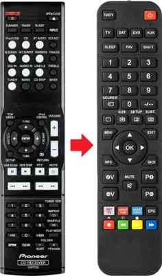 Produktbild von Fernbedienung passend für PIONEER AXD7732 | X-HM72D-K | XC-HC82