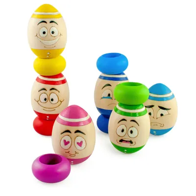 Produktbild von Holzset "Glückliche Eier"