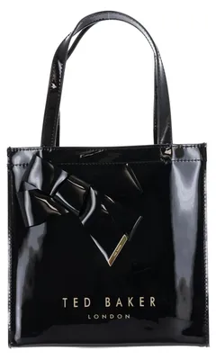 Immagine prodotto di Ted Baker borsa a tracolla Niacon Bow Detail Small Icon Bag Black nero