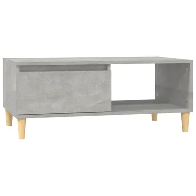 Obrázek produktu pro vidaXL Konferenční stolek Concrete Grey 90x50x36,5 cm Dřevěný materiál