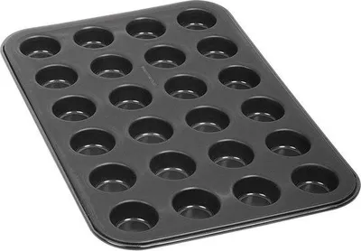Obrázok produktu pre Forma na muffiny 24 mini Ø 3 cm - Forma na vlhké muffiny - Forma na muffiny s nepriľnavým povrchom - 1 forma na muffiny