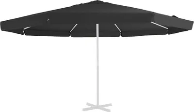 Immagine prodotto di vidaXL Copertura di ricambio per ombrellone nero 515 cm