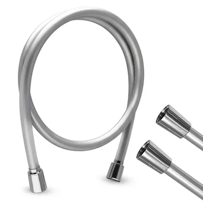 Produktbild von SANIDELL Brauseschlauch - 100cm- Silber Chrom – Duschschlauch mit verdrehsicherem Drehkonus, flexibel, universal passend, G1/2-Anschluss