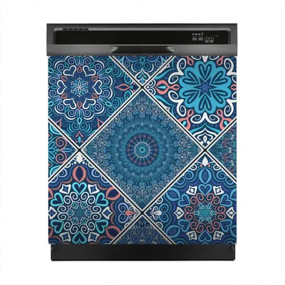 Produktbild von Magnete Dekorative 60x60 cm Küche Magnetmatte Spülmaschine - Portugiesische Mosaiken