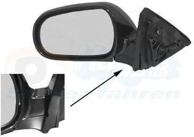 Produktbild von VAN WEZEL 2527803 Außenspiegel Seitenspiegel Links für HONDA CIVIC VI Hatchback (EJ, EK) Konvex