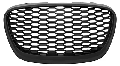 Kühlergrill Sportgrill Schwarz ohne Emblem für Seat Leon II 1P Facelift 2009-12 – Produktansicht
