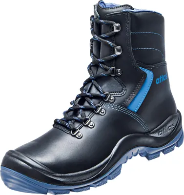 Produktbild von Atlas Sicherheitswinterstiefel ANATOMIC BAU 845 XP S3 CI SRC DGUV Gr. 46 schwarz/royalblau