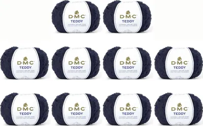 Immagine prodotto di 10 matassine di filo DMC Teddy - 100% poliammide, morbido e voluminoso (colore 323)