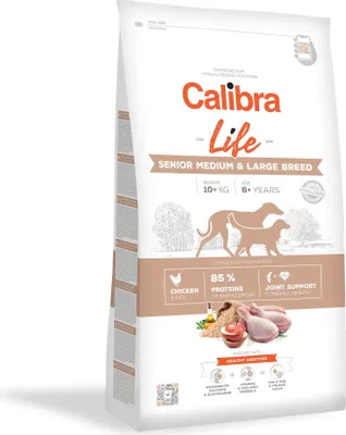 Produktbild von Calibra Dog Life Senior Mittel- Und Grosses Huhn 12 Kg