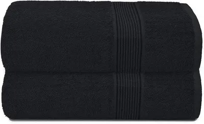 Produktbild von Unyqoos® 2er-Set extra große Badetücher – 100 x 150 cm, 100% Baumwolle, sehr saugfähig und schnelltrocknend