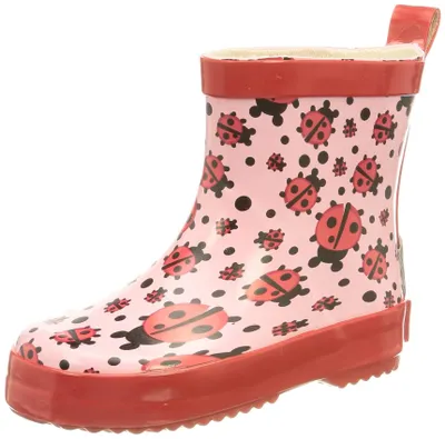 Produktbild von Playshoes Kinder Halbschaft-Gummistiefel aus Naturkautschuk, Trendige Uni Reg