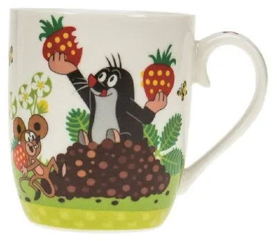 Produktbild von Trötsch Der kleine Maulwurf Kindertasse Erdbeere