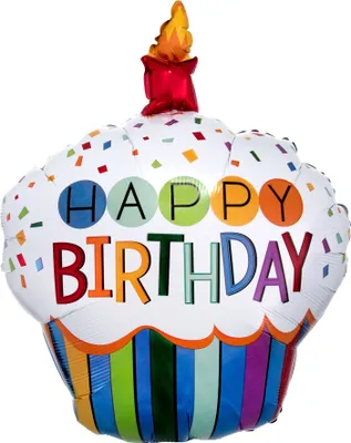 Immagine prodotto di AMSCAN 3444201 Folienballon Torta di Buon Compleanno
