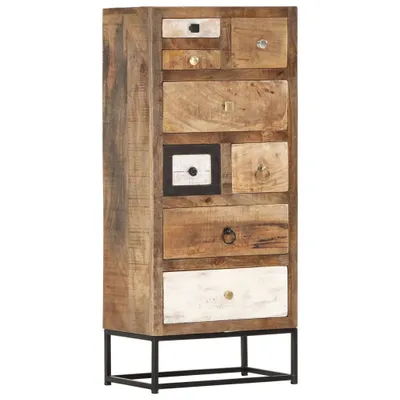Produktbild von Highboard mit Schubladen 45x30x105 cm Altholz Massiv