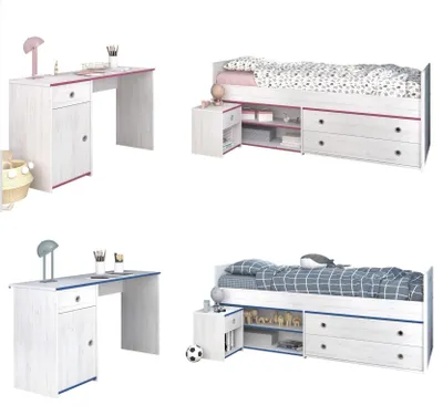 Produktbild von Parisot Kinderzimmer-Set Smoozy 27, 3-tlg.
