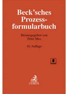 Image de Beck'sches Prozessformularbuch