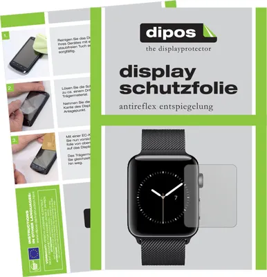 Produktbild von 6x Schutzfolie für Apple Watch Series 3 38mm matt Displayschutzfolie Folie Display Schutz dipos