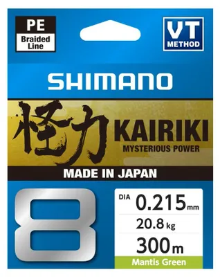 Produktbild von Shimano Kairiki 8 (Mantis Green) 300m