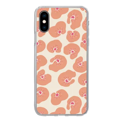 Produktbild von MuchoWow® Handyhülle Schutzhülle Hülle für iPhone X Blume - Muster - Abstrakt Silikon Softcase Handy Hülle - Handyhülle