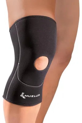 Obrázek produktu pro Kolenní opěrka MUELLER s otvorem pro čéšku černá