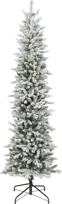 Produktbild von Slim Fir Snowy künstlicher Weihnachtsbaum 180xø55cm | grün mit Schnee