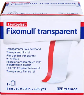Produktbild von Fixomull transparent 10mx5cm, 1 St PFL