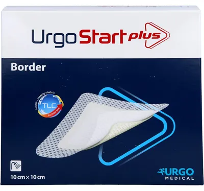 Produktbild von Urgostart Plus Border 10x10 cm Wundverband 10 St