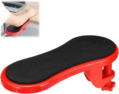Produktbild von Ergonomische Armlehne, rot, 180 Grad verstellbar, Büro, Schreibtisch, Heimarbeit