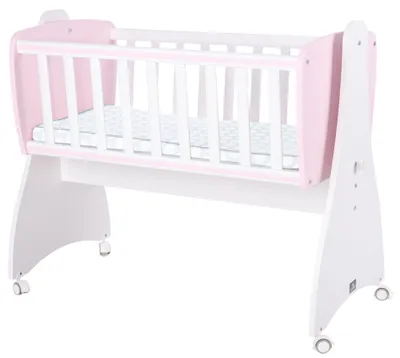 Produktbild von Babybett-Wiege Lorelli - First Dreams, weiß/rosa