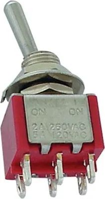 Image de Interrupteur à bascule vertical Dpdt On-On