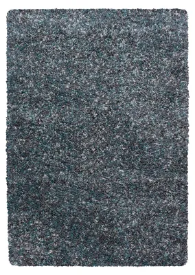 Produktbild von Hochflor Teppich Enrico rechteckig, Farbe: Blau, Größe:120x170 cm