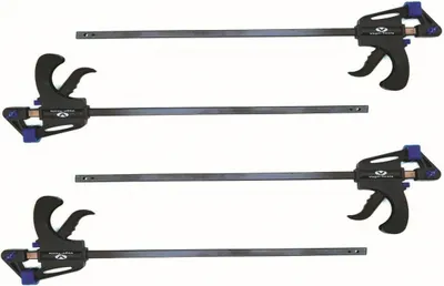 Obrázek produktu pro 4x Rychloupínací svorka 600 mm Jednoruční svorka Lepicí svorka Šroubové svorky