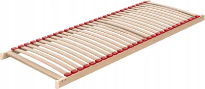 Produktbild von Lux Basic Bettgestell, Birkenholz, 70x200 cm, 28 Elastikleisten, Maximale Belastung 200 kg, Höhe 7 cm