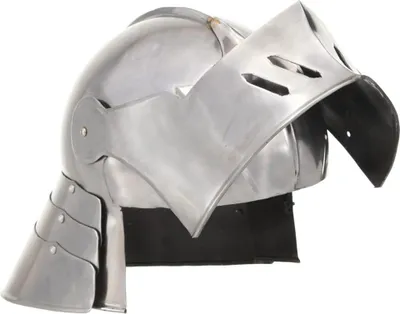 Obrázek produktu pro vidaXL Středověká rytířská helma Antique Replica LARP Silver Steel
