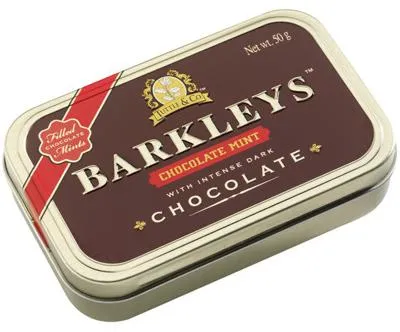Zdjęcie produktu dla Barkleys Chocolate Mint Dragees z nadzieniem z ciemnej czekolady 50g