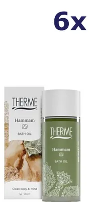 Produktbild von 6x Therme-Badeöl 100 ml Hammam
