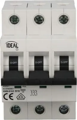 Produktbild von Leistungsschalter 3P B 16A 6kA AC KMB6-B16/3 VDE 23149
