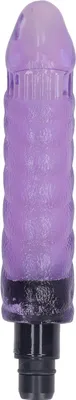 Produktbild von Massagepistolenkopf, Ersatz, Muskelmassagegerät, Aufsatz, Silikonteile, Zubehör, 18–19 mm, Lila