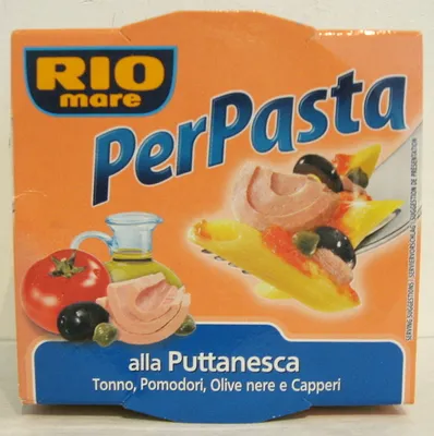 Produktbild von Rio Mare Per Pasta Puttanesca Thunfisch in Olivenöl mit Gemüse 160 gr.