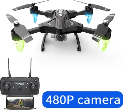 Produktbild von F69 WIFI FPV Kamera High Hold Mode Faltbare Flugzeit 18 Minuten RC Drohne 480P