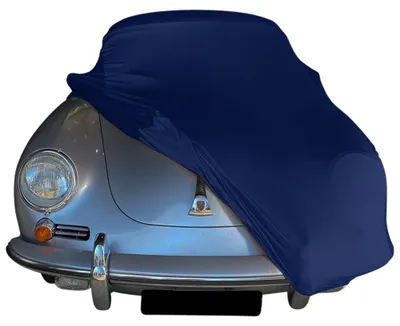 Image de Housse de voiture intérieure adaptée à Porsche 356 A, B & C Bleu NEU Bâche de